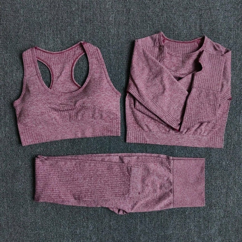 Womens velocity seamless gym/running set