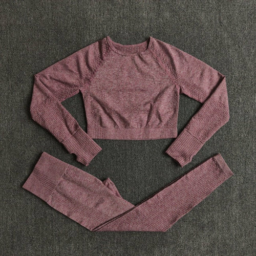 Womens velocity seamless gym/running set