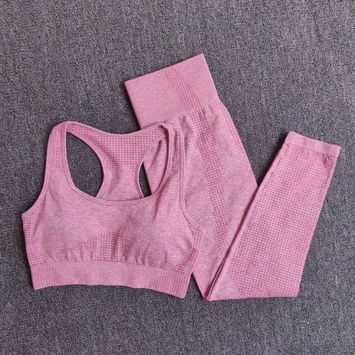 Womens velocity seamless gym/running set