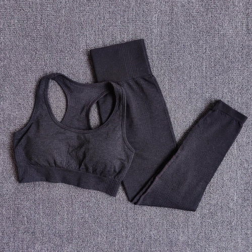 Womens velocity seamless gym/running set