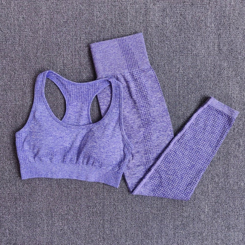 Womens velocity seamless gym/running set