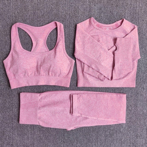 Womens velocity seamless gym/running set