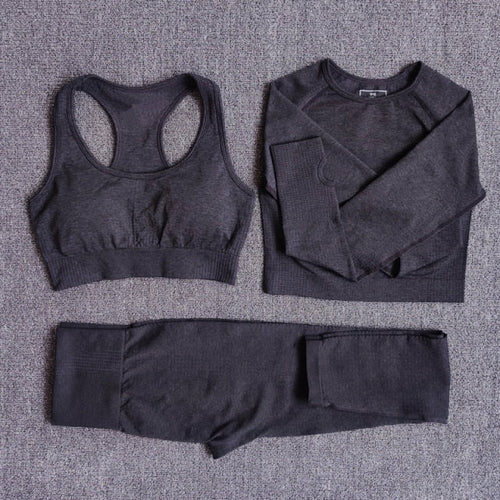 Womens velocity seamless gym/running set