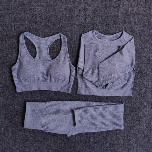 Womens velocity seamless gym/running set